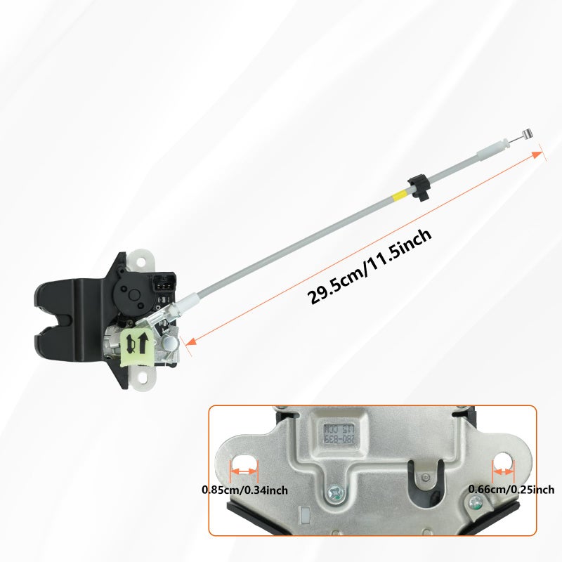 Blycorul Rear Trunk Latch Actuator, Compatible with 2016-2020 Kia Optima, Rear Tailgate Hatch Lock Actuator, Replaces 81230-D4000, 81230D4000 - Image 5
