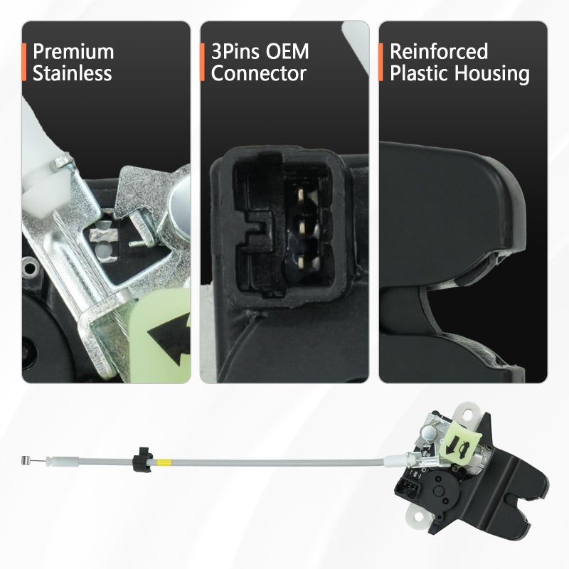 Blycorul Rear Trunk Latch Actuator, Compatible with 2016-2020 Kia Optima, Rear Tailgate Hatch Lock Actuator, Replaces 81230-D4000, 81230D4000 - Image 3