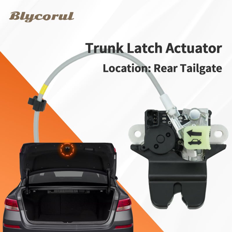 Blycorul Rear Trunk Latch Actuator, Compatible with 2016-2020 Kia Optima, Rear Tailgate Hatch Lock Actuator, Replaces 81230-D4000, 81230D4000 - Image 4