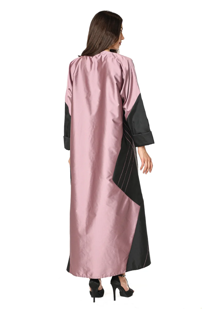 Moistreet  Satin Flared Sleeve Abaya for Women | Best Price UAE