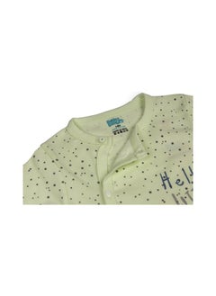 Babies Basic 100% Cotton Printed Long Sleeves Jumpsuit/Romper/Sleepsuit With Feet Covering For Babies  - Image 4