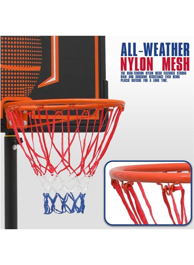 XiuWoo Kids Basketball Hoop Adjustable 160-210cm, Portable Outdoor Goal System with 84*60cm Shatterproof Backboard, Perfect for Kids, Teens, Youth in Driveway, Backyard, Indoor Use - Image 4