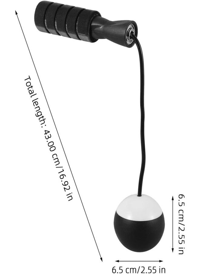 STORE 2508 Store2508 Cordless Skipping Rope with Weighted Balls Tangle Free Ropeless Jump Rope (Black) - Image 2