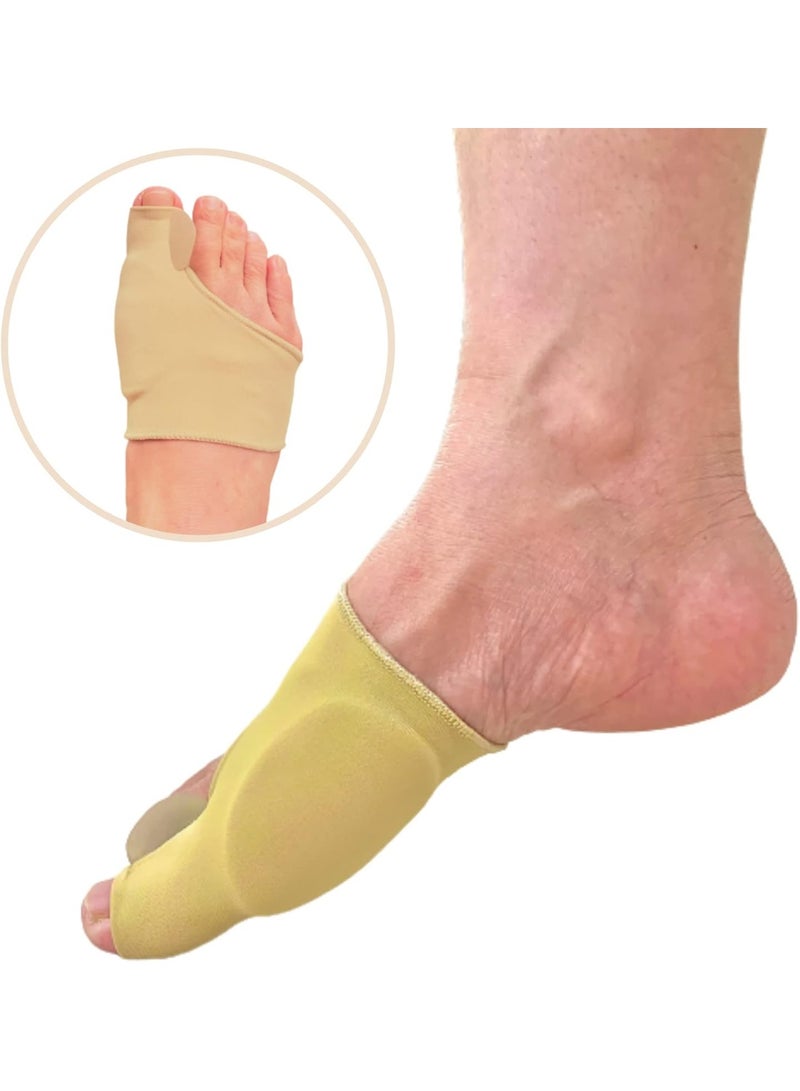 Corrective gel socks for bunions help relieve pain and straighten the toe with a comfortable toe separator for joint comfort. - Image 2