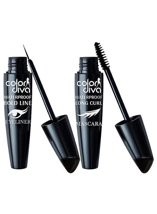 أدبيني محدد عيون جريء وماسكارا تجميلية، 7 مل لكل منهما | مكياج عيون مقاوم للتلطخ وذو صبغات عميقة، لعيون جريئة وجميلة، ولم يتم الإساءة إلى الحيوانات لتصنيعه - Image 1