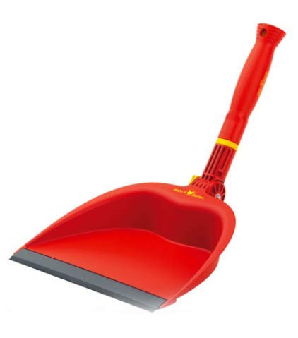 Wolf Garten Plastic Large Dustpan for All Surfaces, Home, Kitchen & Outdoor with Long Foldable Handle - Image 2