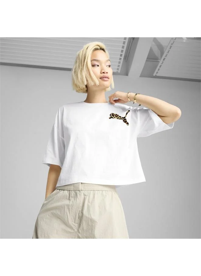 LEO LUXE Oversized Short Tee Women