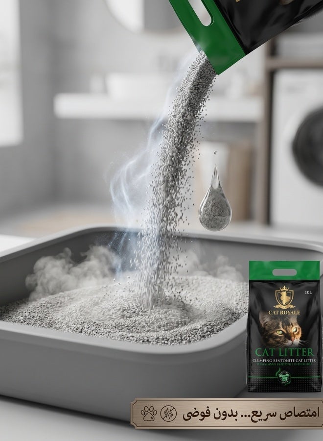 Cat Royale Clumping Cat Litter with Marseille Soap Scent | 5L for Easy Cleaning & Lasting Freshness - Image 5