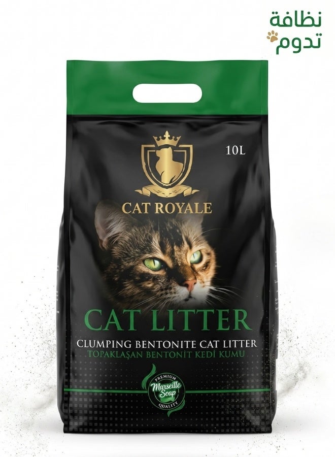 Cat Royale Clumping Cat Litter with Marseille Soap Scent | 5L for Easy Cleaning & Lasting Freshness - Image 1