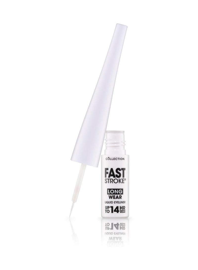 Collection Fast Stroke Long Wear Eye Liner - White - Image 3