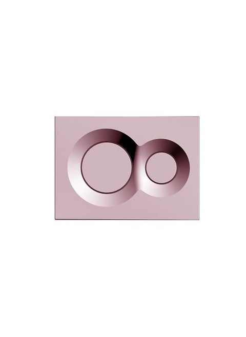 KOHLER LYNK Pneumatic Dualflush Faceplate in Rose Gold color compatible with Kohler Pneumatic inwall tank or cistern tank