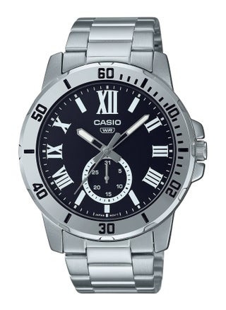 Casio Water Resistant Analog Quartz Stainless Steel Black Dial Watch - MTP-VD200D-1BVUDF - 45mm - pzsku/Z4AACC89E9CCA81665593Z/45/1746198573/7f6dee14-c0c1-4ab5-adfc-b1ebbb34a699