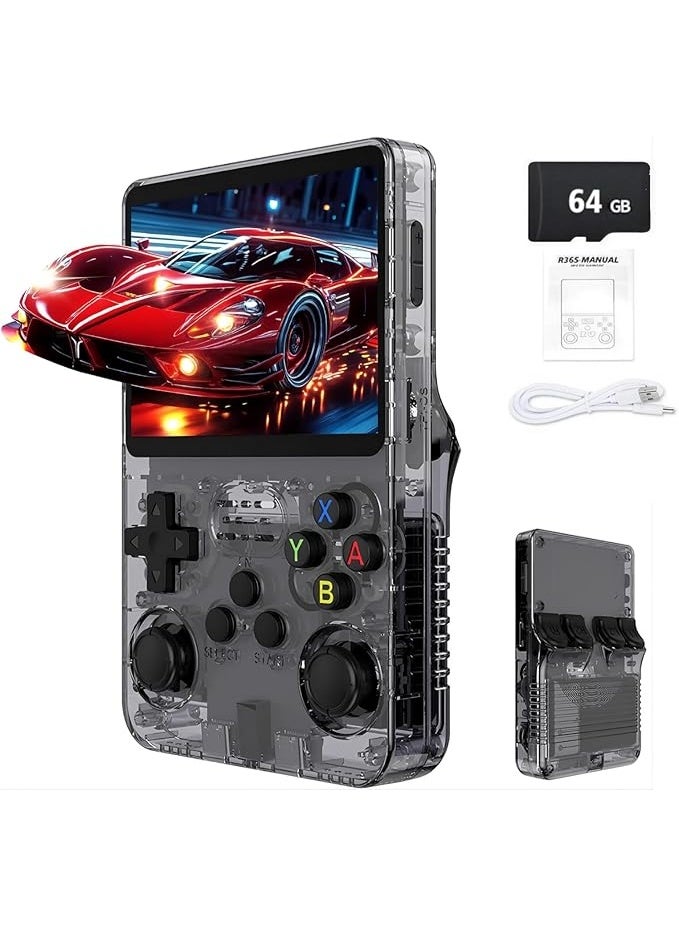Retro Handheld Game Console with 3.5-inch IPS Display, 64GB Storage, 21,000+ Classic Built-in Games, Open Source Linux System, Portable Pocket Video Game Player for Retro Gaming on the Go - Image 1
