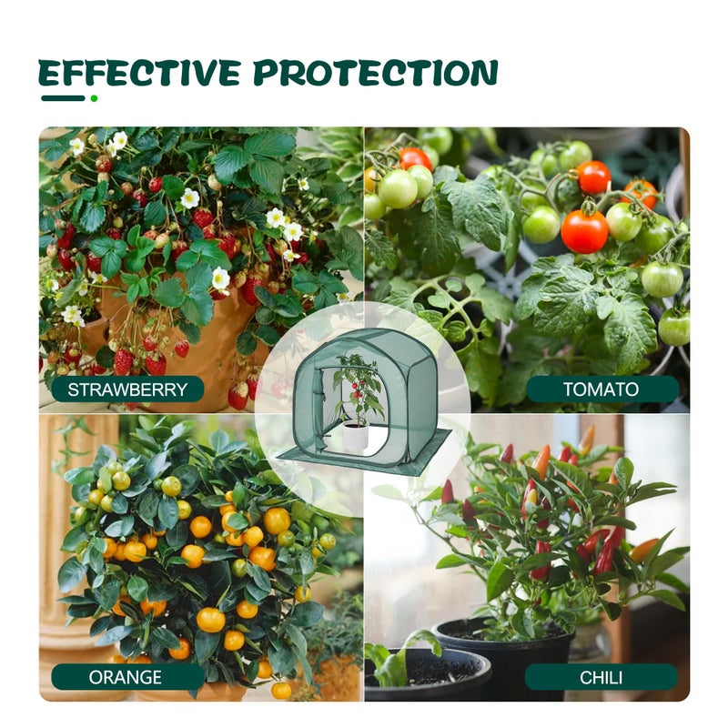 ToBoom UV-Resistant Durable Pop Up Plant Covers & Garden Mesh Netting - Protective Bird Netting for Tomato & Crop Protection, Portable Pop-Up Mesh Plant Covers for Raised Beds - Image 5