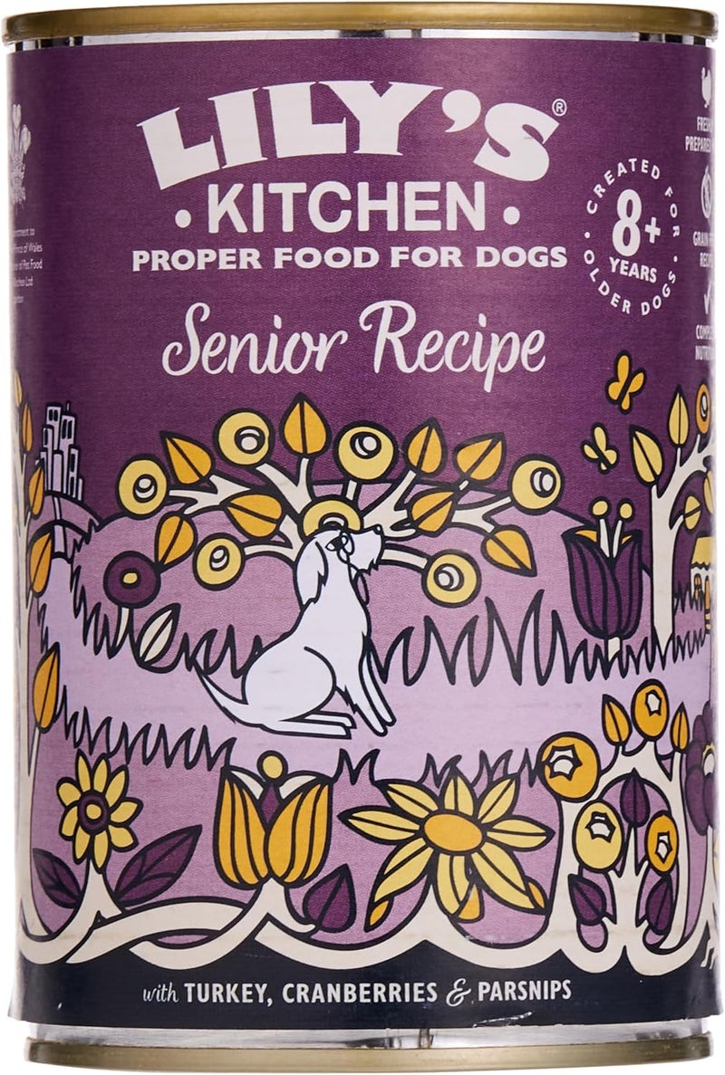 Lily's Kitchen طعام رطب للكلاب من وصفة ليلي كيتشن لكبار السن - 400 جرام - Image 1