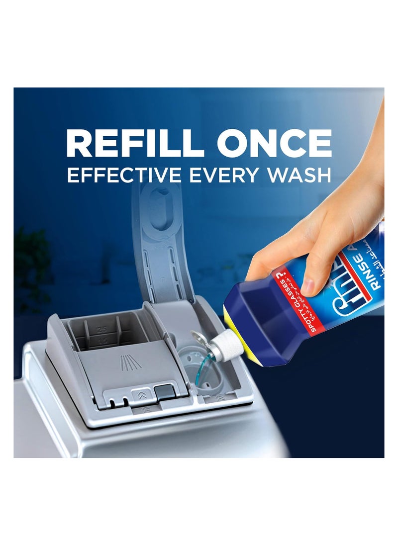 Finish - Finish Dishwasher Rinse and Shine Liquid Lemon Scent - 400ml - Image 1