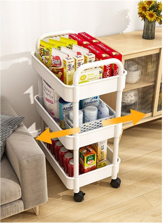 NKX 3 Layer Multifunctional Rolling Cart  - Image 2