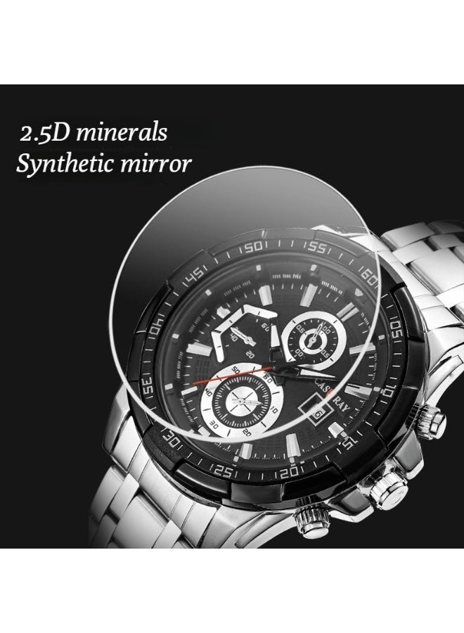 CASSRAY New glow-in-the-dark watch for boys and teenagers, trendy sports watch for men, cool watch for Instagram users, vintage waterproof quartz watch, retro quartz watch - Image 4