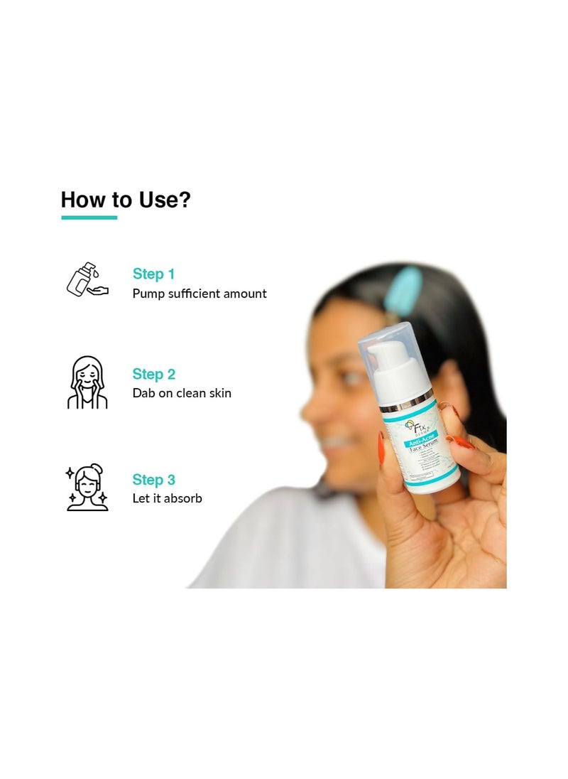 FIXDERMA Fixderma 2% Salicylic Acid Serum for Anti Acne & Spot Treatment with 5% Azelaic Acid & 4% Mandelic Acid | Anti Acne Face Serum | Face Serum for Men & Women | Face Serum for Oily Skin - 15g  - Image 5