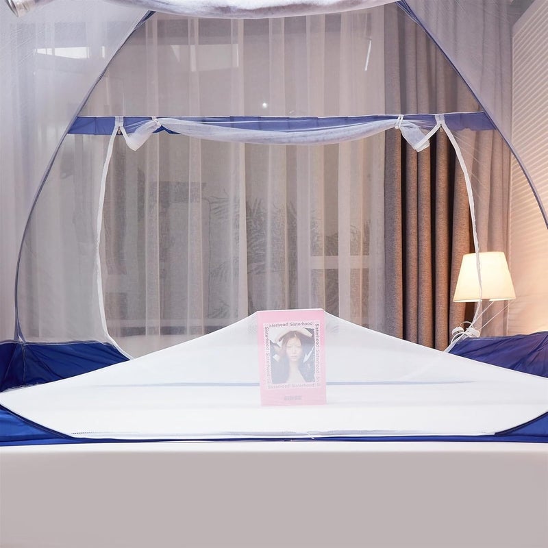 Pop Up Mosquito Net Tent, Foldable Portable Mosquito Bed Net for Indoor Outdoor Use,Easy Installation, Breathable Mesh, 3 Openings, - Image 2
