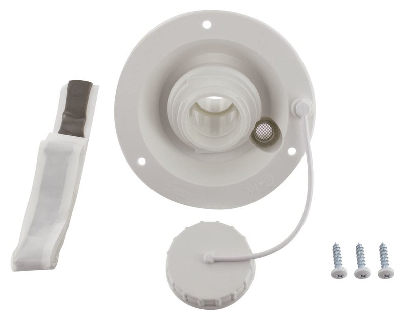 Valterra A01-2003VP Gravity Water Inlet - White (Carded) - Image 3