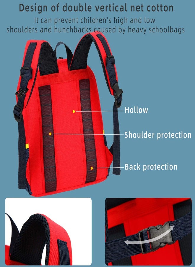 willikiva حقيبة ظهر للأطفال الصغار من ويليكيفا بتصميم سيارة ديناصور، مناسبة للأولاد والبنات، مقاومة للماء، حقيبة ما قبل المدرسة (على شكل حافلة). - Image 5