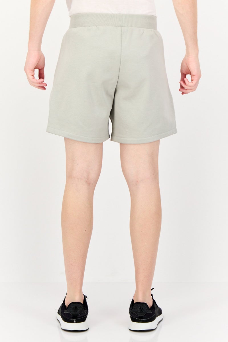 Adidas Men Sportswear Fit Brand Logo Basketball Shorts, Grey - Image 3