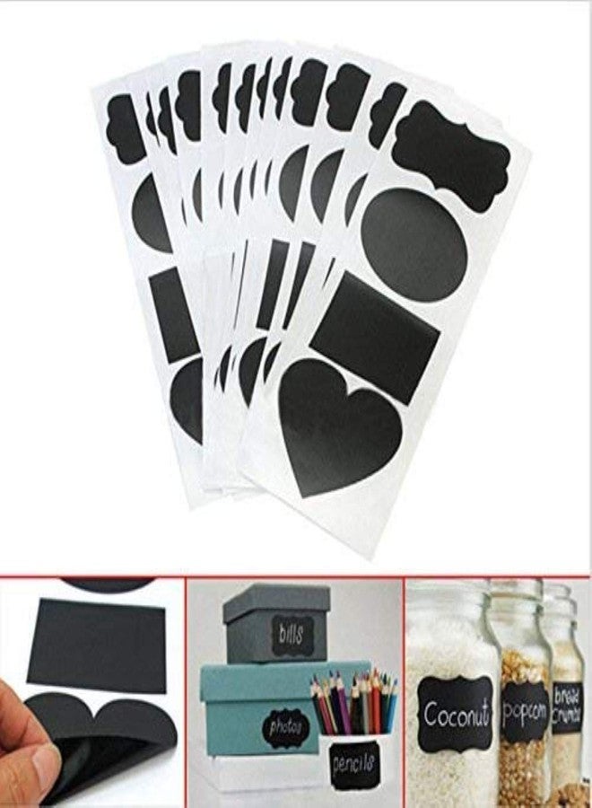 Fusion Graphix Fusion PVC Jars Labels (Black, 96 Pieces) - Image 3