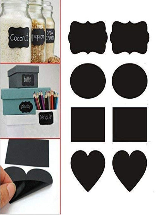 Fusion Graphix Fusion PVC Jars Labels (Black, 96 Pieces) - Image 2