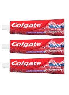 Colgate Max Fresh Spicy Toothpaste with Cooling Crystals - 100ml X 3