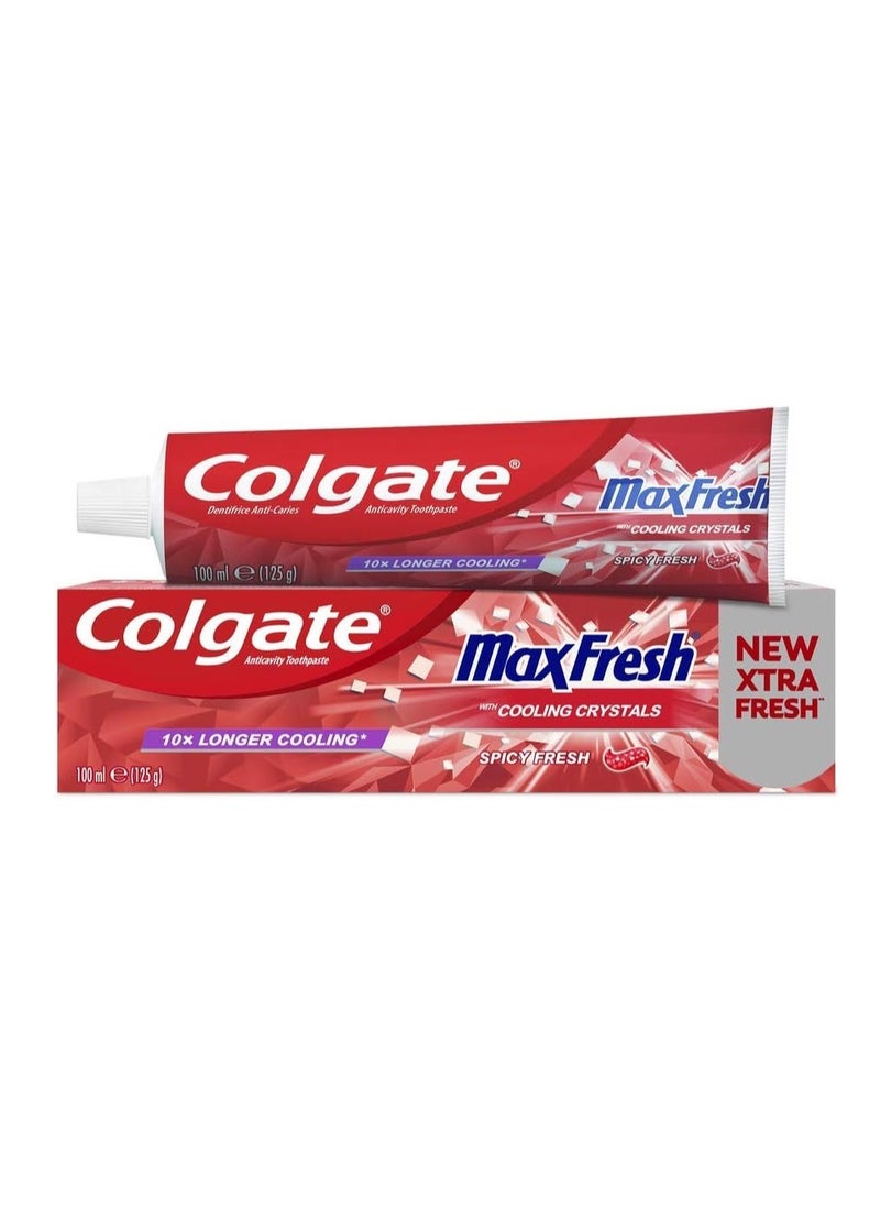 Colgate - Colgate Max Fresh Spicy Toothpaste with Cooling Crystals - 100ml X 3 - Image 1