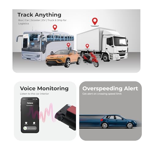 FETACA DC5 Dual Dash Cam for Car Front and Rear Cameras with Night Vision, Built-in GPS, 4G Live Streaming, Cloud Storage, Emergency Alerts - Free 12-Month Software Subscription Included - Image 5