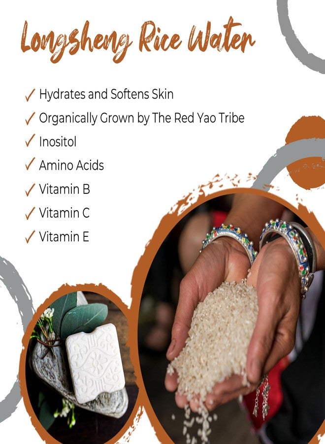 Viori Native Essence Body Wash Bar -120 Gram Unscented - Body Soap Bar with Handcrafted Longsheng Rice Water & Natural Ingredients - Sulfate-free, Paraben-free, Cruelty-free, 100% Vegan, Zero-Waste - Image 3