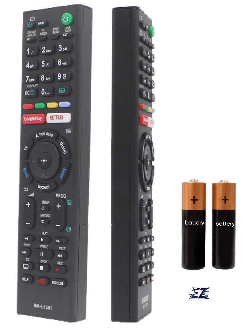 PopZa "Replacement Remote Control Compatible with Sony RMF-TX310U for XBR65X800G, XBR65X850F, XBR-65X850F, XBR65X900F, XBR-65X900F, XBR-70X830F" - Image 1
