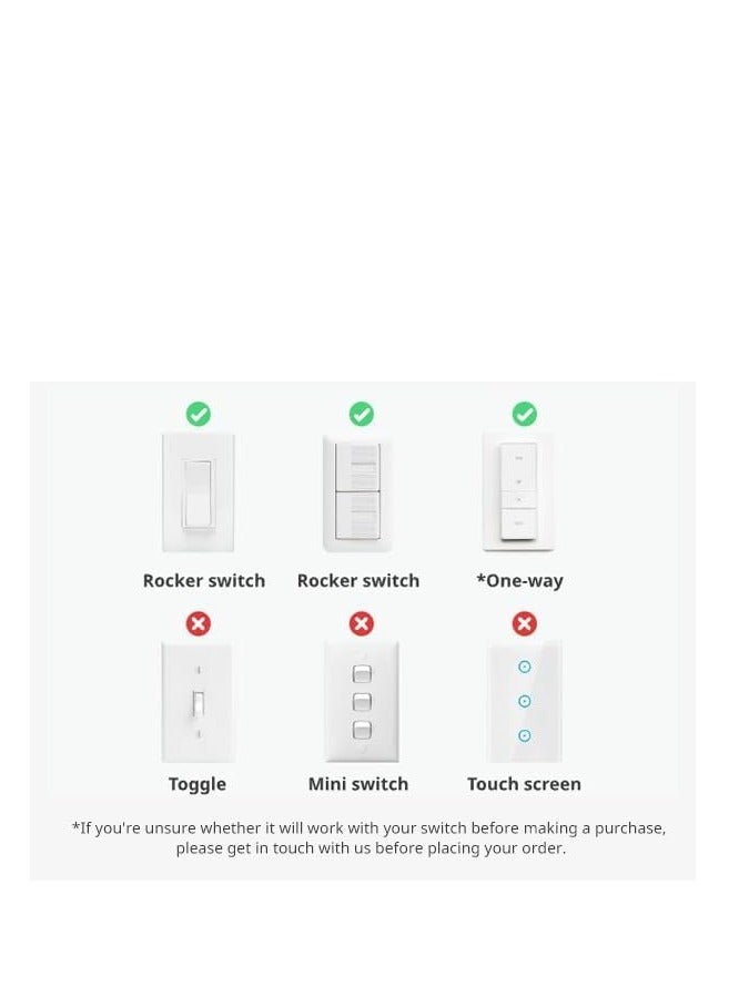 SwitchBot Smart Button for Switch On/Off - Transform Regular switch to Smart Switch - Image 2