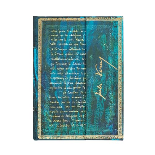 Paperblanks Verne, Twenty Thousand Leagues Midi Lined Hardcover Journal, 144pg, 120GSM by Paperblanks (Embellished Manuscripts Collection) - Image 1