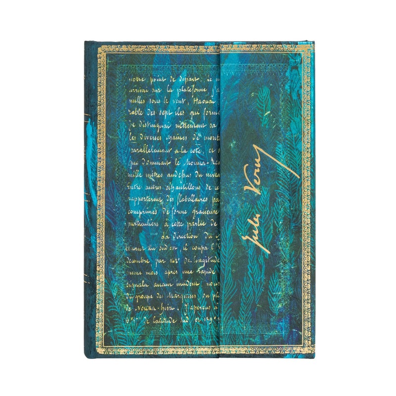 Paperblanks Verne, Twenty Thousand Leagues Midi Lined Hardcover Journal, 144pg, 120GSM by Paperblanks (Embellished Manuscripts Collection) - Image 2