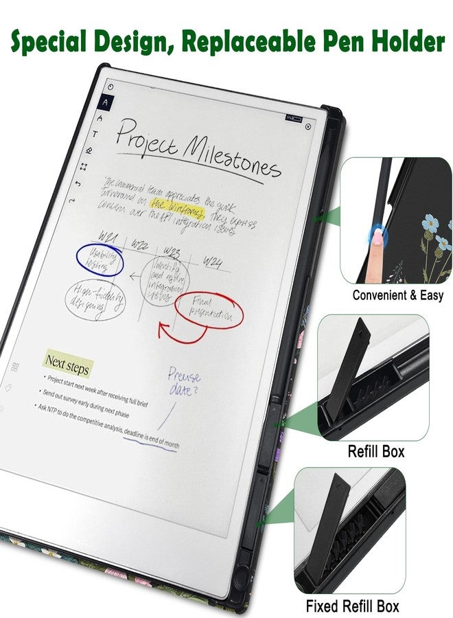 Aippdo Remarkable Paper Pro 11.8" Tablet Case (Released in 2024) Folio Hard Protective Case with Built-in Pen Holder and Auto Sleep/Wake Function. - Image 4