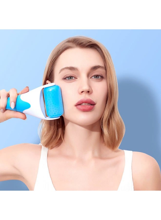 Teenitor Blue Ice Roller for Face, Ice Face Roller, Face Massager Tool, Puffiness Migraine Pain Relief and Minor Injury, Face Roller Skin Care - Image 4