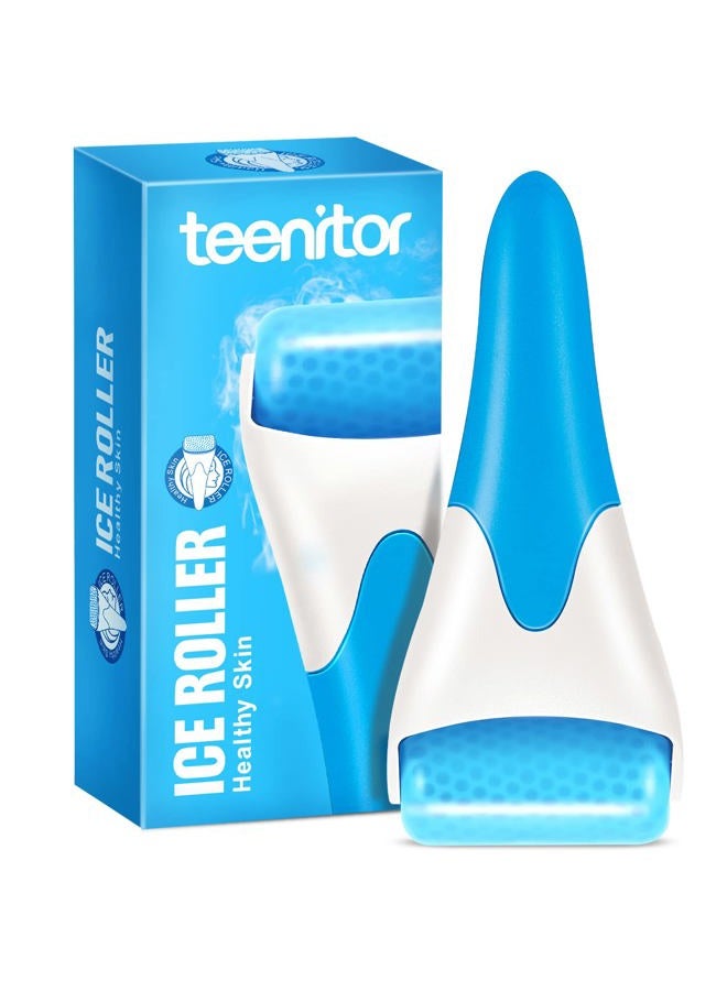 Teenitor Blue Ice Roller for Face, Ice Face Roller, Face Massager Tool, Puffiness Migraine Pain Relief and Minor Injury, Face Roller Skin Care - Image 1