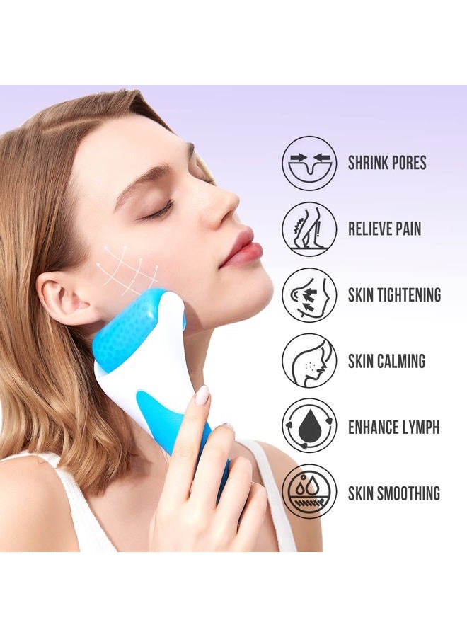 Teenitor Blue Ice Roller for Face, Ice Face Roller, Face Massager Tool, Puffiness Migraine Pain Relief and Minor Injury, Face Roller Skin Care - Image 2
