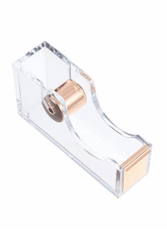 KASTWAVE Acrylic Tape Dispenser Tape Dispenser Seat Desktop Tape Cutter Non- Skid Base for Home Office  - Image 1