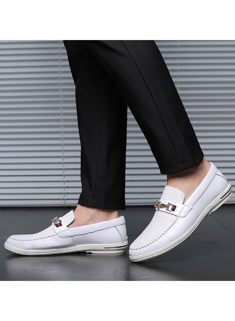 KUYING New Fashion Casual Leather Shoes - Image 4