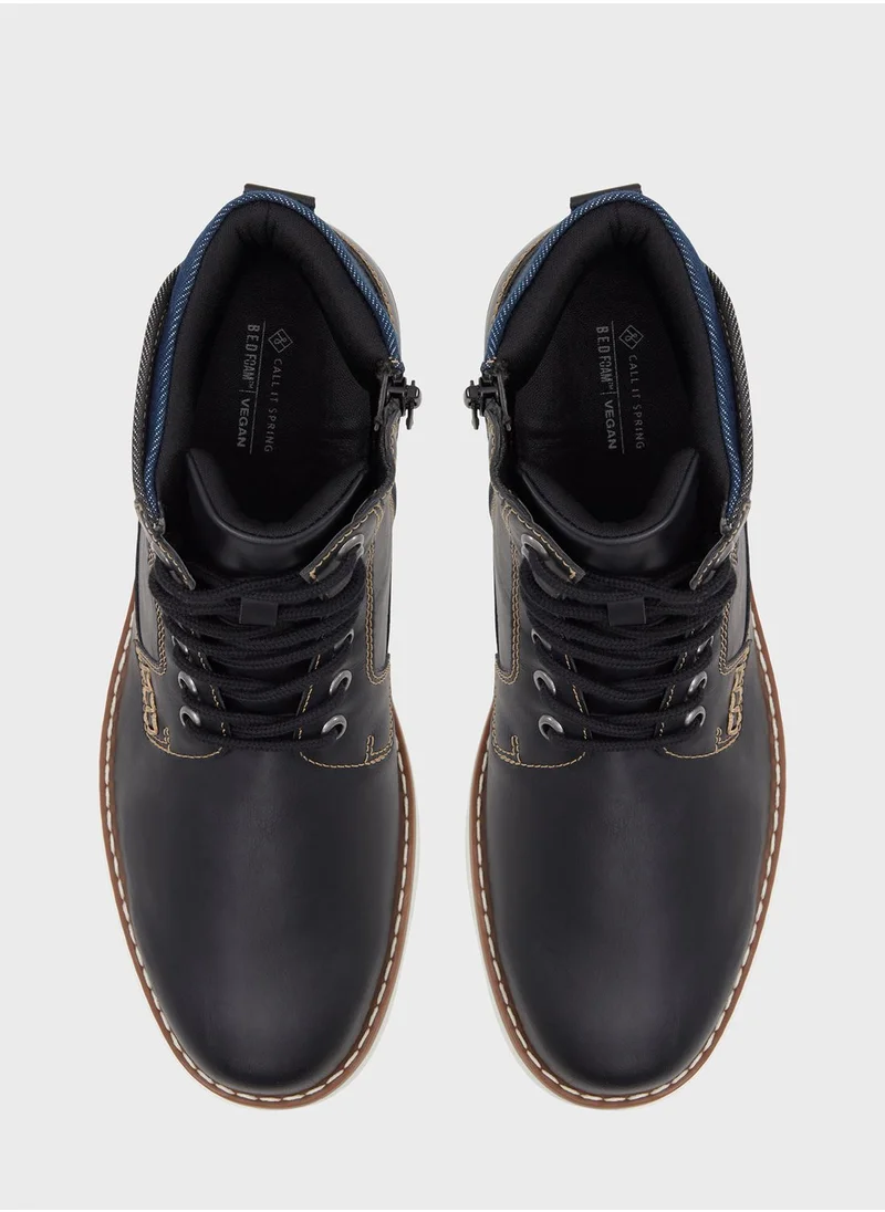 CALL IT SPRING Casual Lace Up Boots
