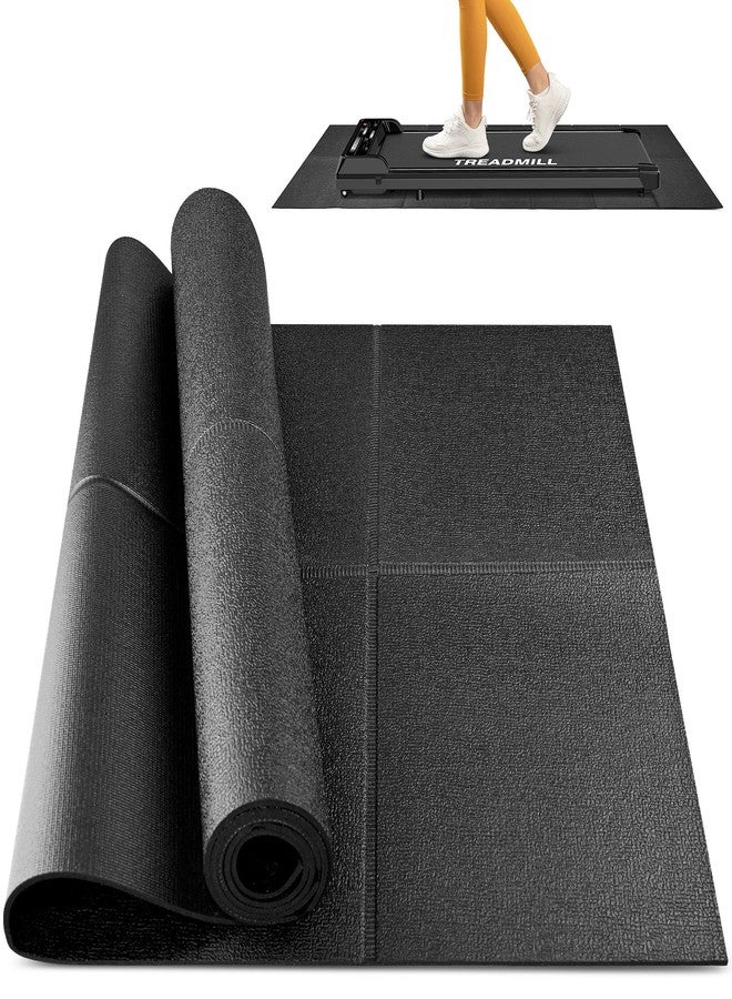 Rellfit Walking Pad Mat with Perfect Thickness & High Rebound for Shock Absorption, Foldable and Lightweight Exercise Equipment Mat, Treadmill Mat to Protect Floor and Water Resistant for Home - Image 1