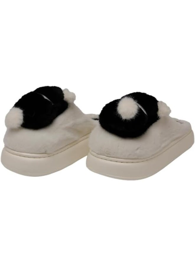 Lucky Kids Winter House Slippers for Kids with Cute Soft Warm Shoes Comfy Home Furry Slippers for Kids