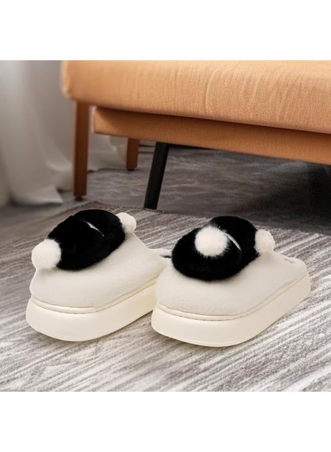 Lucky Kids Winter House Slippers for Kids with Cute Soft Warm Shoes Comfy Home Furry Slippers for Kids