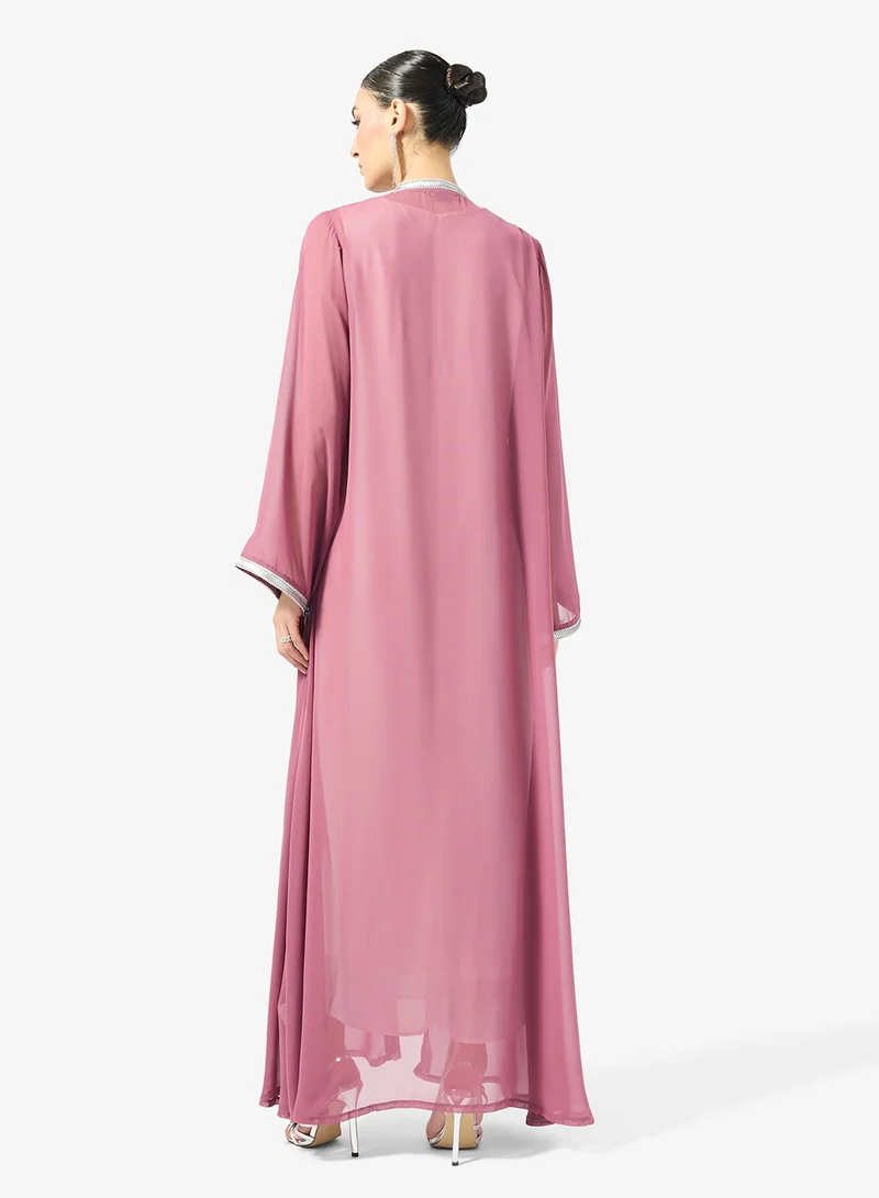 Golden Apple  Chiffon Abaya for Women | Best Price UAE