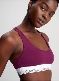 CALVIN KLEIN Women's Bralette - Modern Cotton -  cotton modal blend, Purple  - Image 4