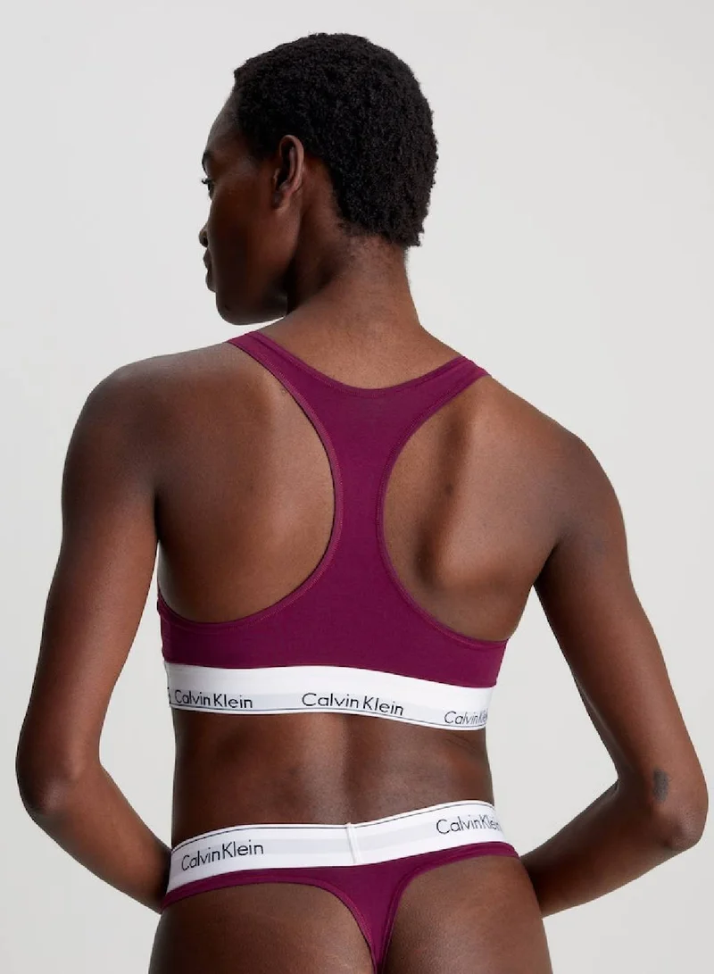 CALVIN KLEIN Women's Bralette - Modern Cotton -  cotton modal blend, Purple